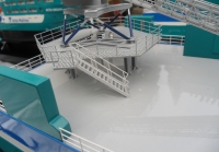 custom made model of 108m Offshore Support Vessel